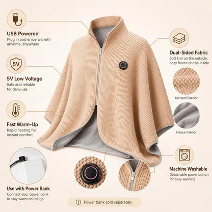Heat Cape Heated Shawl